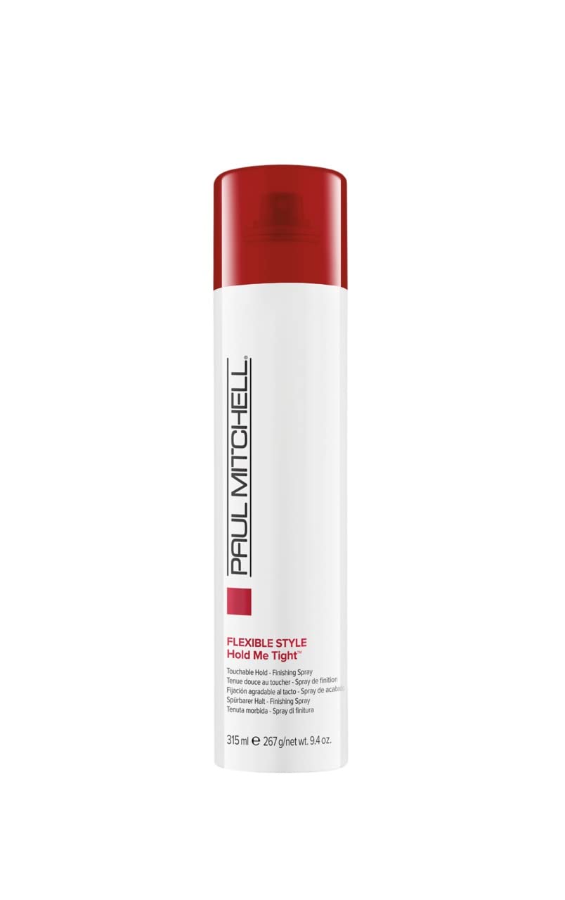 Paul Mitchell Hold Me Tight Finishing Hairspray Strong Hold Touchable Finish for All Hair Types Especially Fine to Medium Hair 9.4 fl oz