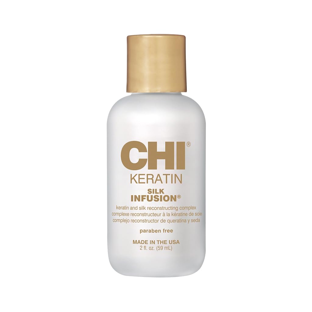 CHI ケラチンシルクインフュージョン ハイドレーティングヘアセラム(乾燥・ダメージヘア用)2液量オンス