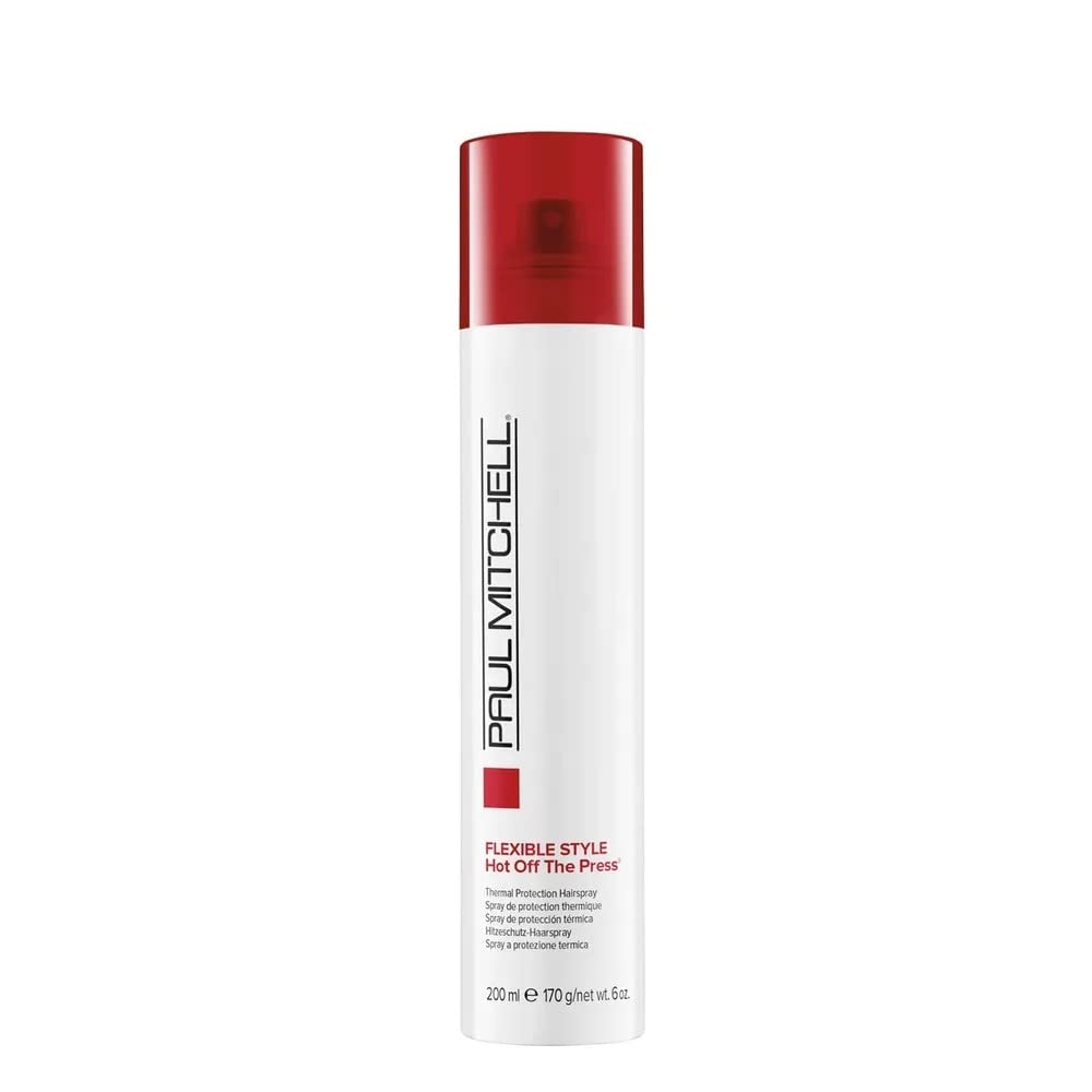Paul Mitchell Hot Off The Press Thermal Protection Hairspray Perfect Prep and Finish for Heat Styling for All Hair Types 6 fl oz