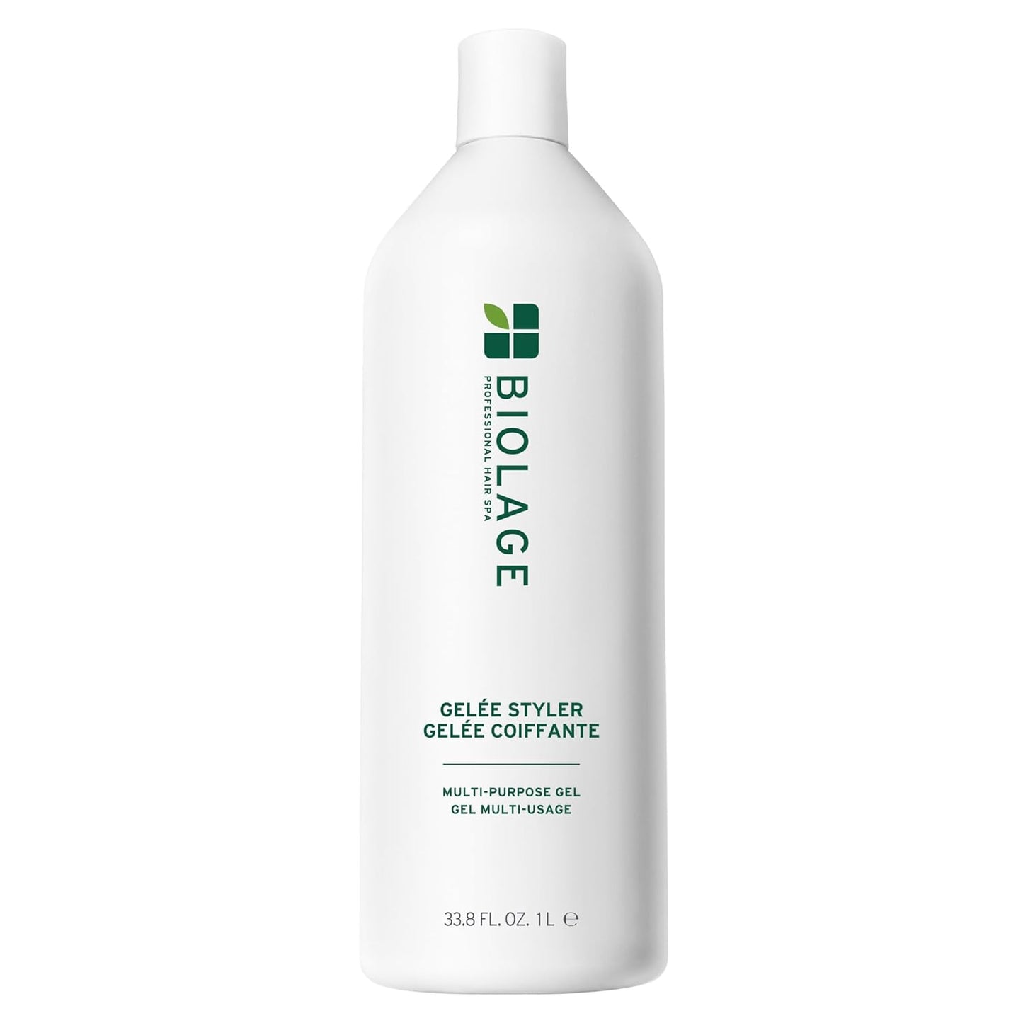 Biolage Styling Gelée Firm Hold, Adds Shine & Controls Frizz Gel Styler for All Hair Types Vegan & Cruelty-Free 33.8 fl oz