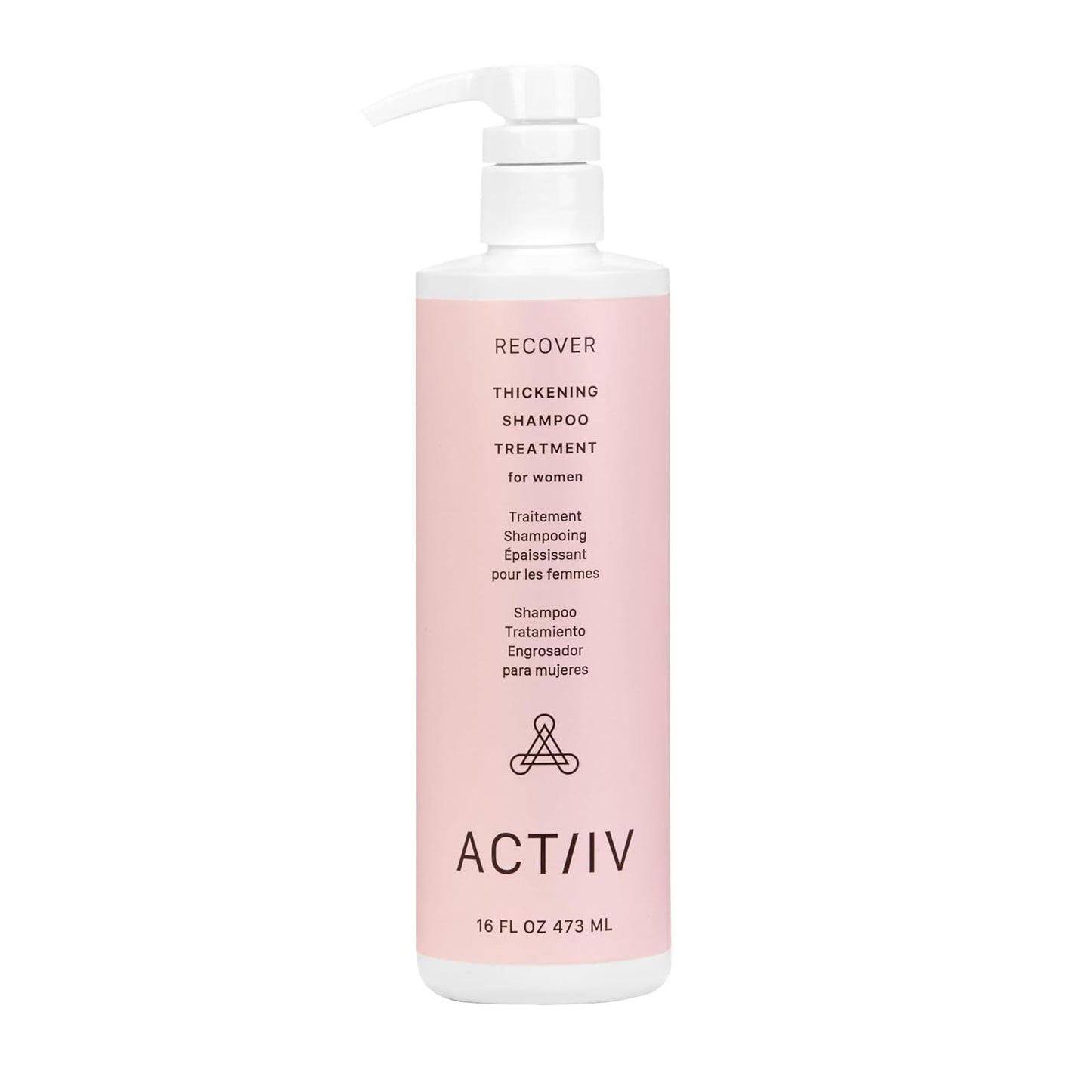 ACTIIV Recover Thickening Hair Loss Shampoo for Women, Deep Cleansing Treatment, 16 fl oz