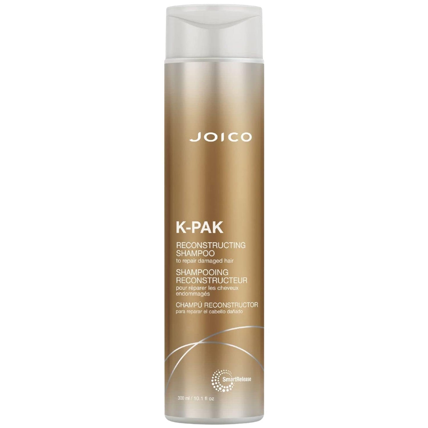 ジョイコ KPAK デイリー リコンストラクティング シャンプー ダメージヘア用 ダメージを修復し、切れ毛を防ぎます ケラチンとグアバ果実エキス配合で髪を強く、輝きをアップ 10.1 液量オンス