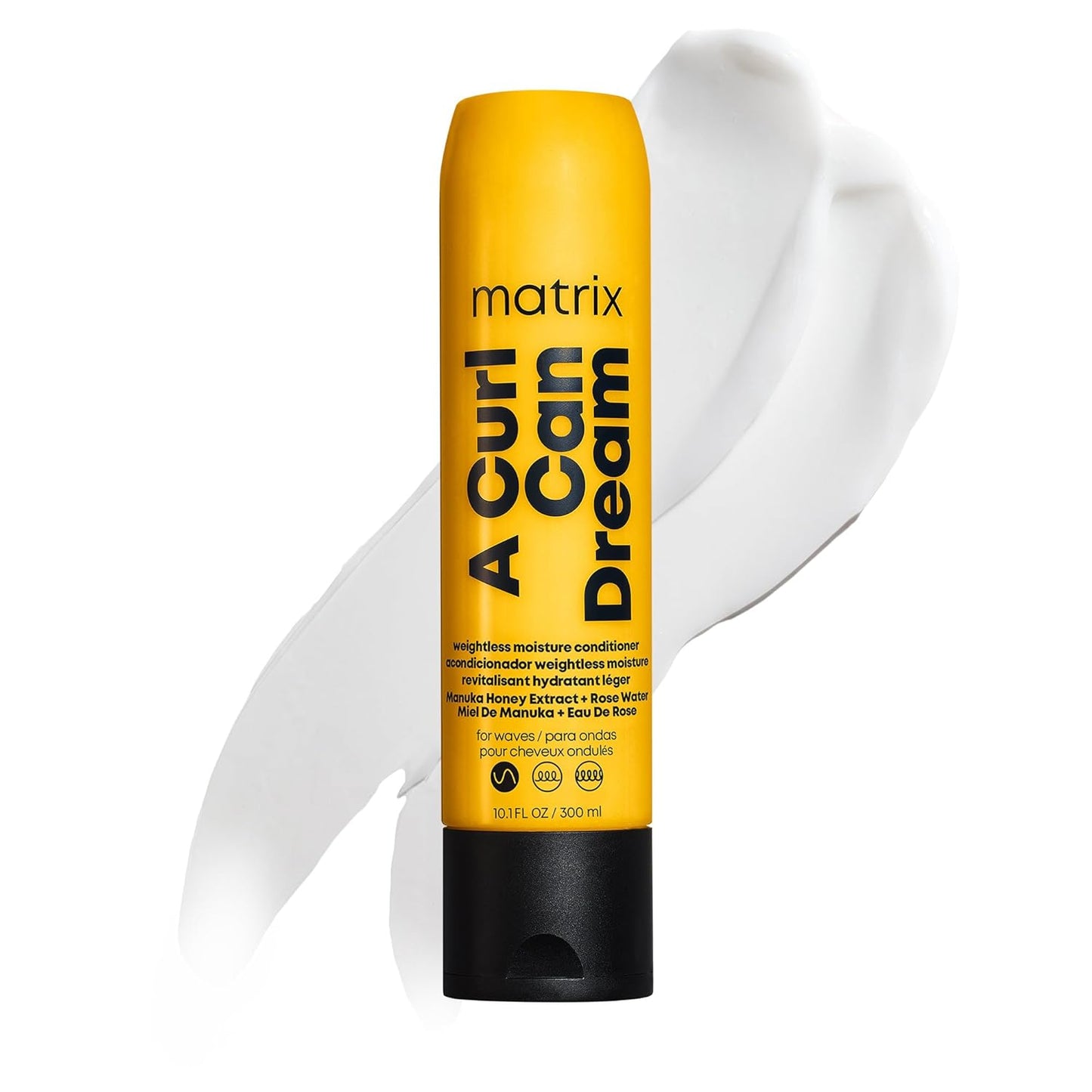 MATRIX A Curl Can Dream Weightless Moisture Conditioner – For Wavy Hair, All Day Frizz Control, With Manuka Honey Extract, Silicone-Free, 10.1 fl oz