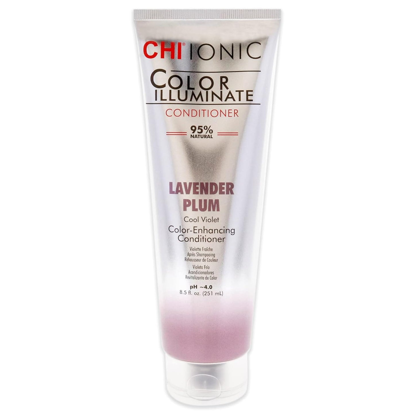 CHI Color Illuminate Conditioner, Maintains Fresh Color for Natural & Color-Treated Hair, Lavender Plum, Sulfate, Paraben & Cruelty-Free, 8.5 fl oz