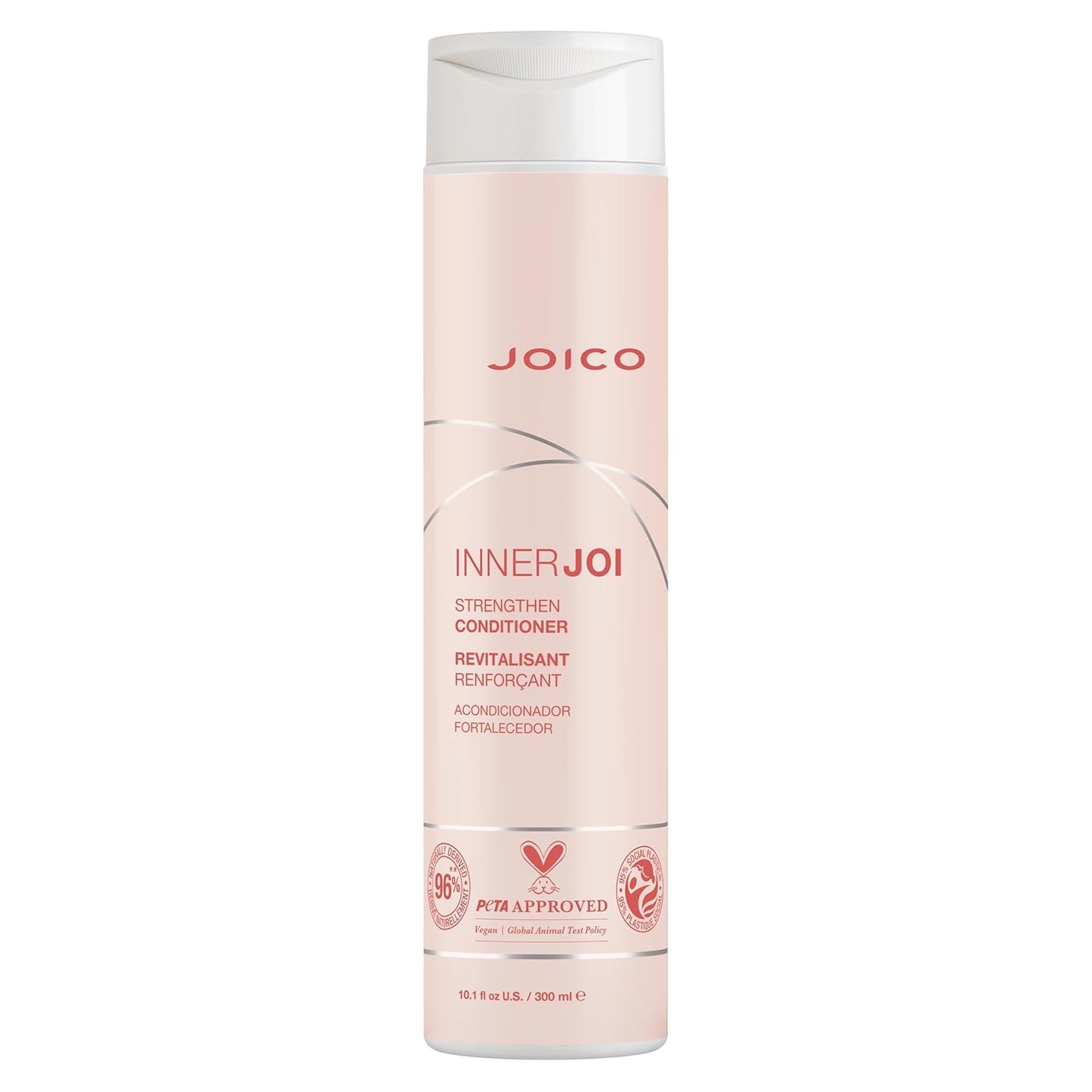Joico InnerJoi Strengthen Conditioner For Damaged Color Treated Hair Sulfate and Paraben Free Naturally Derived Vegan Formula 10.1 fl oz