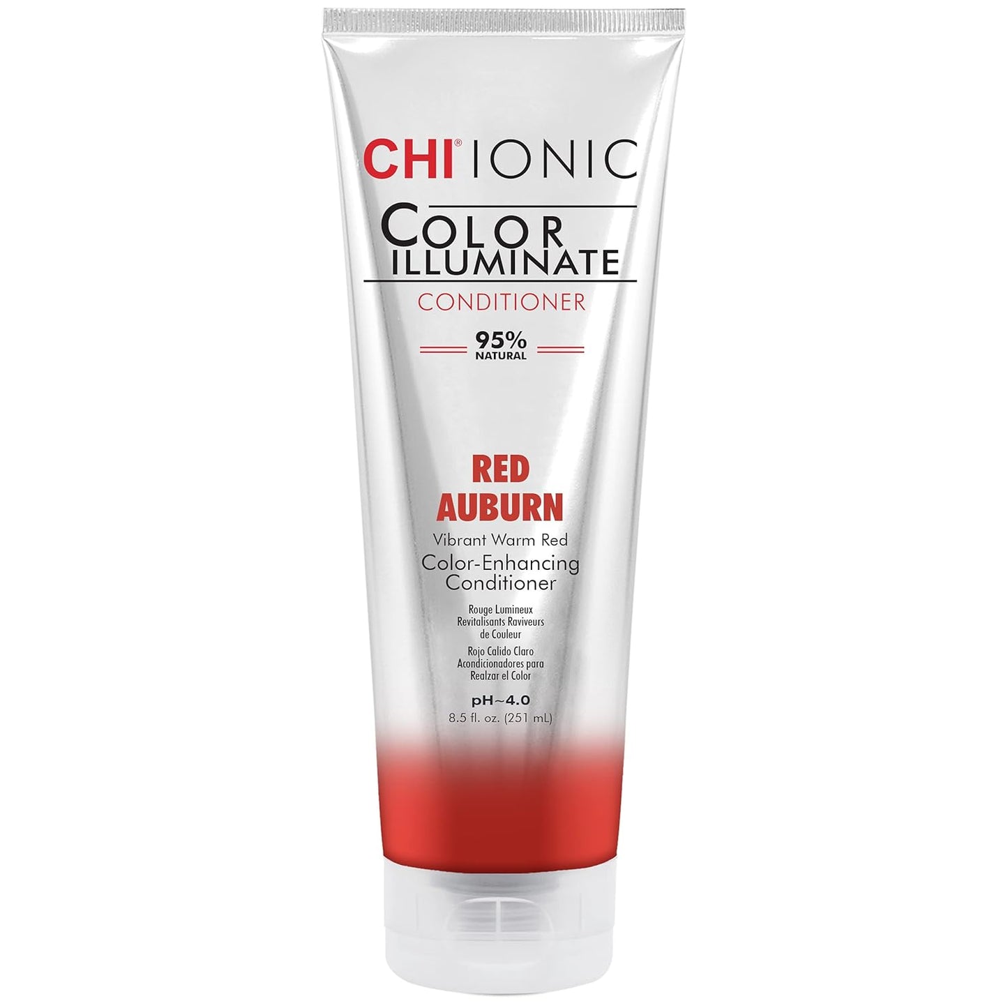 CHI Color Illuminate Conditioner, Maintains Fresh Color for Natural & Color-Treated Hair, Red Auburn, Sulfate, Paraben & Cruelty-Free, 8.5 fl oz