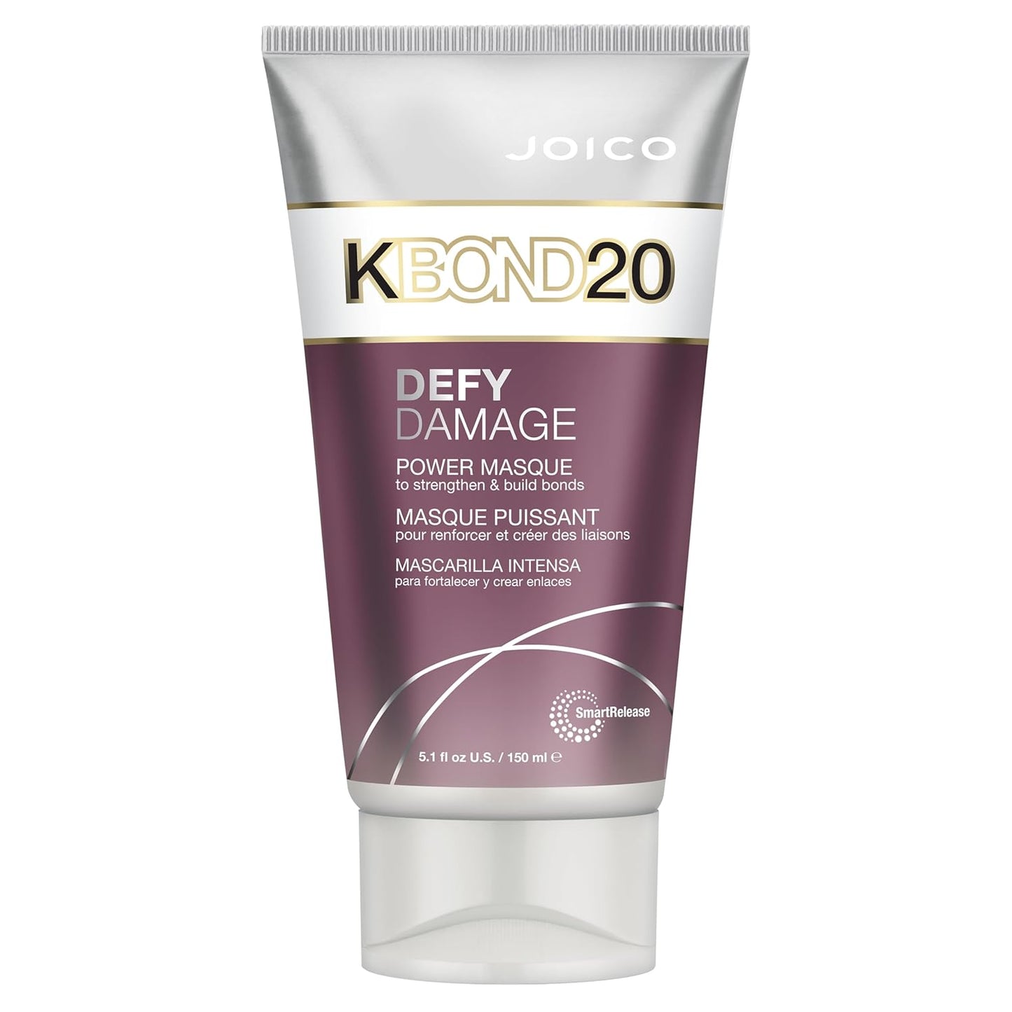 Joico Defy Damage KBOND20 Power Masque For Stronger, Hydrated HairColor-Safe Rebuilds & Protects Bonds Paraben-Free & Animal-Test Free 5.1 fl oz