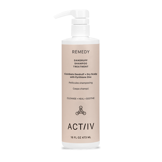 アクティブ レメディ ふけ用シャンプー、なめらかで効果的なトリートメント、16液量オンス
