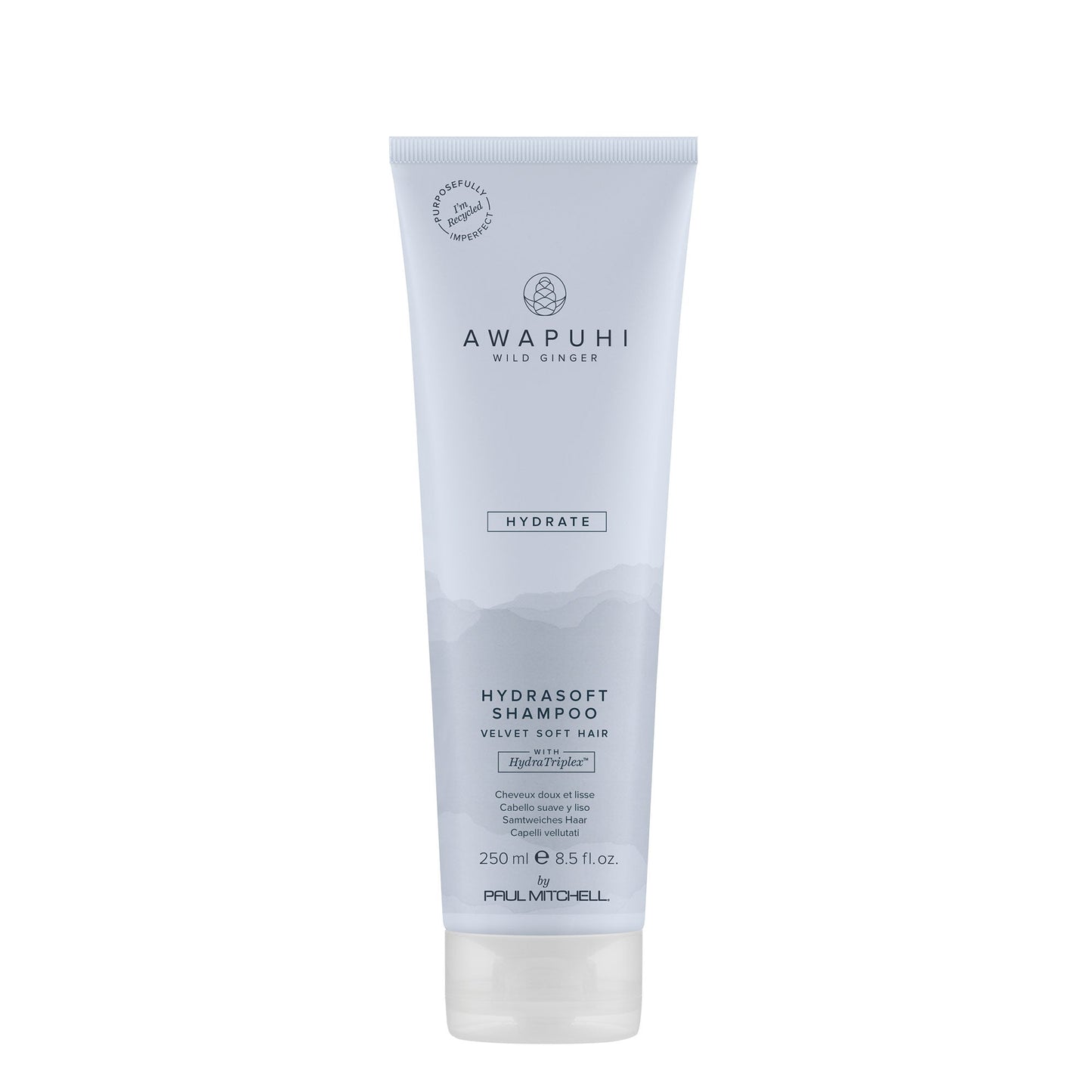 Awapuhi Wild Ginger HydraSoft Shampoo Lightweight Moisturizing Cleanser for Dry and Damaged Hair 8.5 fl oz