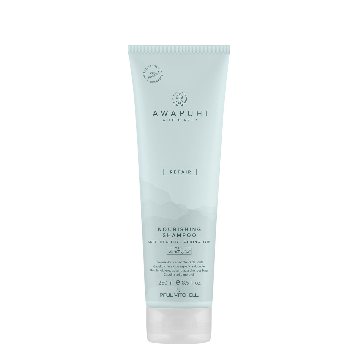 Awapuhi Wild Ginger Nourishing Shampoo Moisturizing and Smoothing Cleanser for Dry Damaged and Color Treated Hair 8.5 fl oz