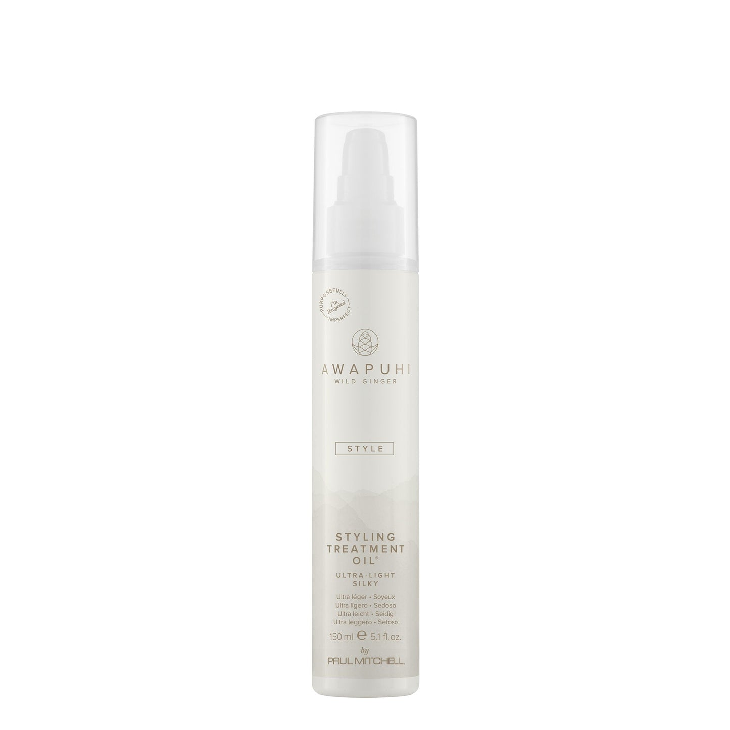 Awapuhi Wild Ginger Styling Treatment Oil Lightweight Smoothing and Shine Enhancing Oil 5.1 fl oz