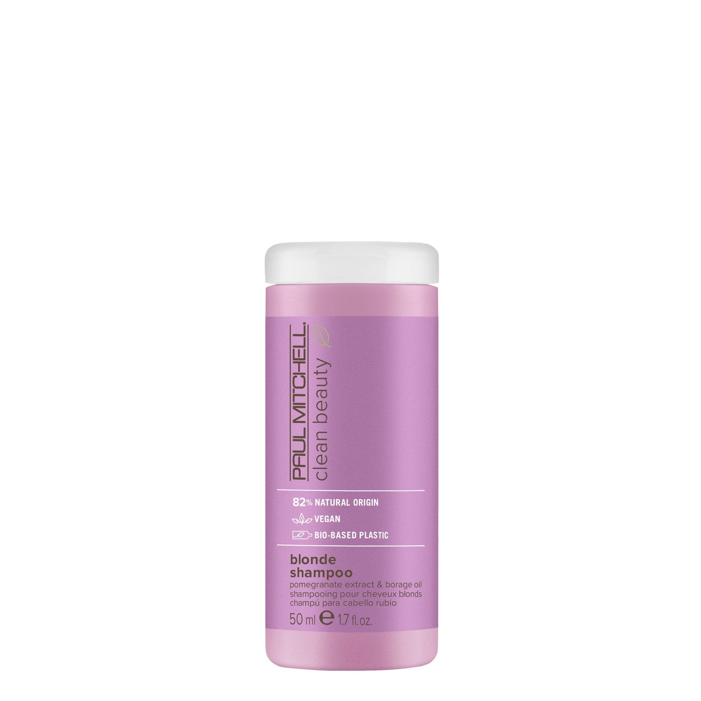 ポールミッチェル クリーンビューティー ブロンドシャンプー ブロンドとハイライトヘアを明るく整えます 1.7 fl oz