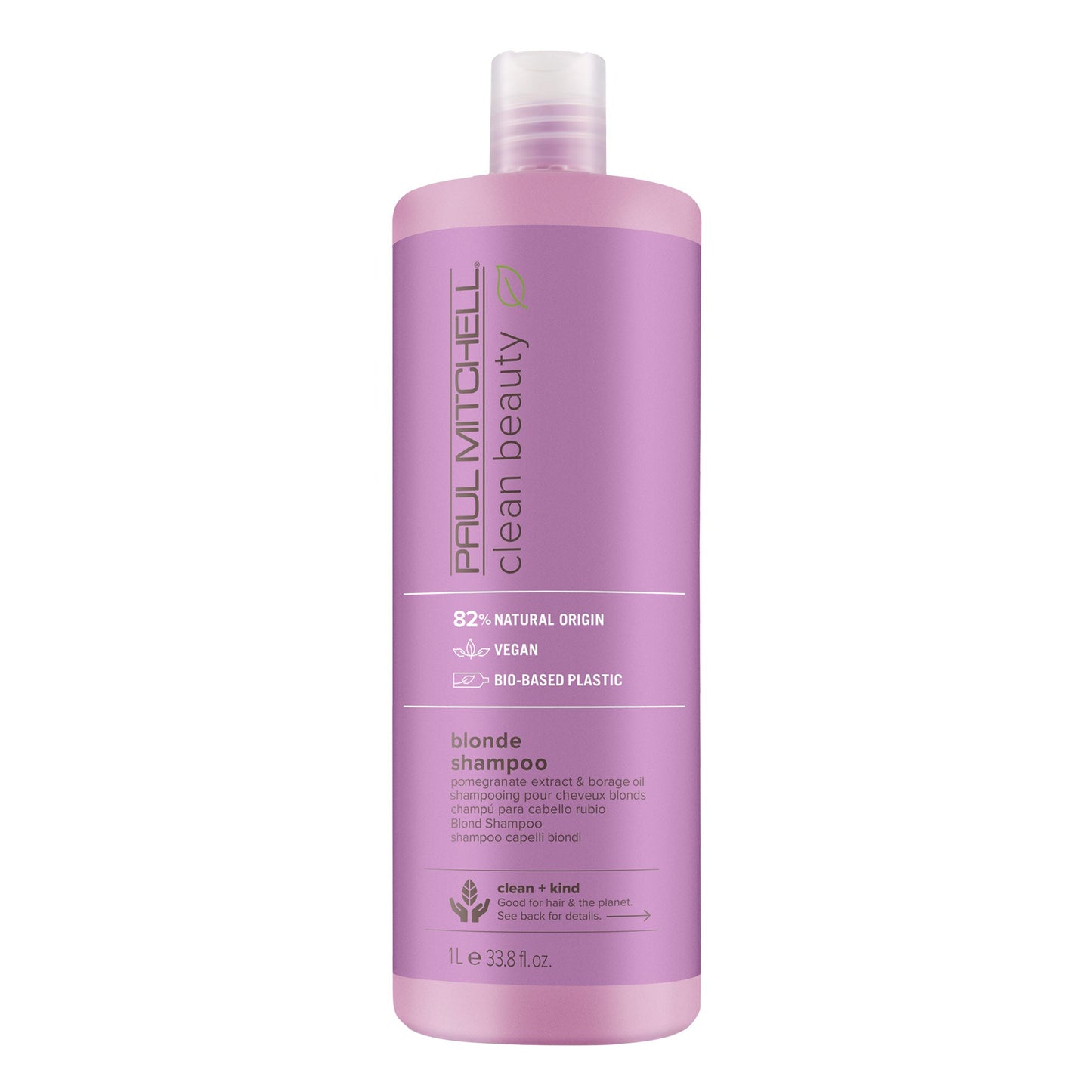 ポールミッチェル クリーンビューティー ブロンドシャンプー ブロンドとハイライトヘアを明るく整えます 33.8 fl oz