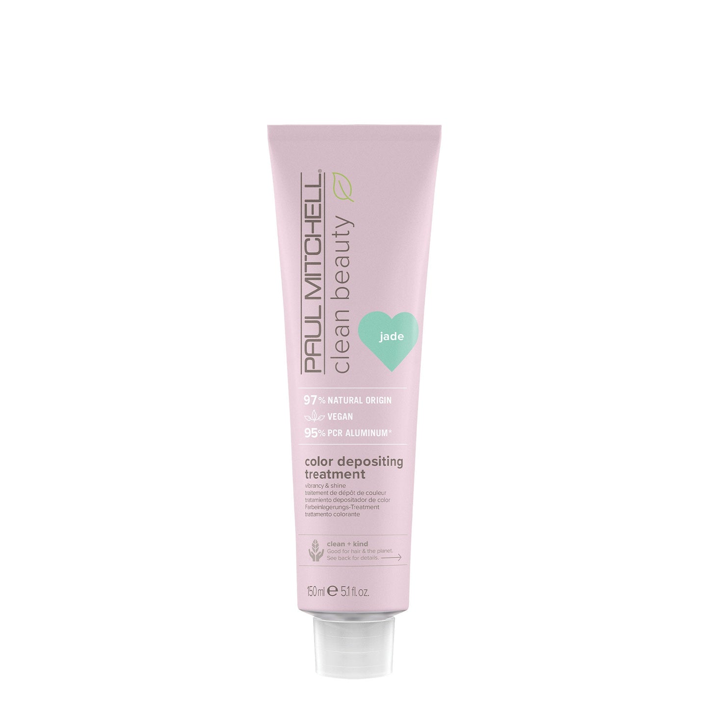 Paul Mitchell Clean Beauty Color Depositing Treatment Jade Enhances and Refreshes Green Tones 5.1 fl oz