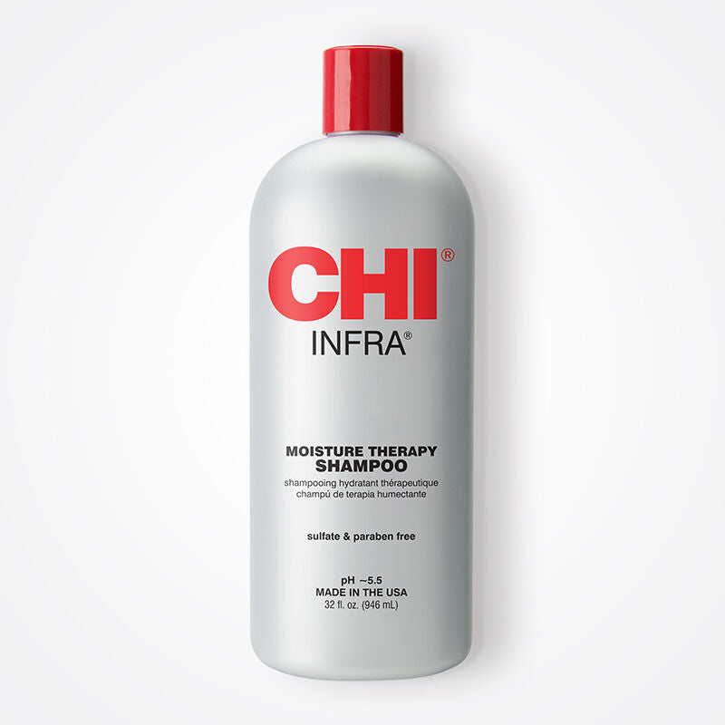 CHI インフラシャンプー 優しく洗浄し、潤いを与え、あらゆる髪質に栄養を与えます。熱から髪を守り、硫酸塩、パラベン不使用。動物実験なし。32液量オンス