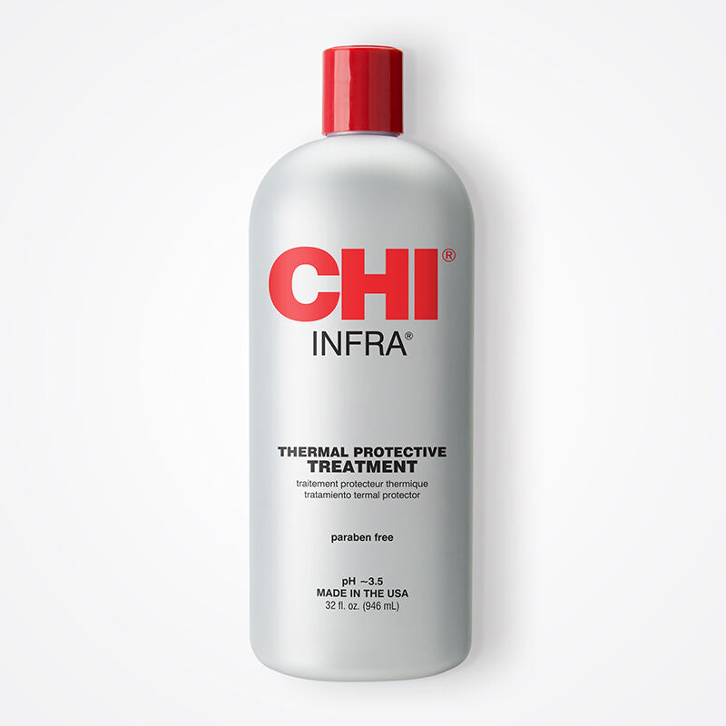 CHI インフラサーマルプロテクティブトリートメント、熱活性化保湿美容液(ツヤとハリを与える)、硫酸塩フリー、32液量オンス