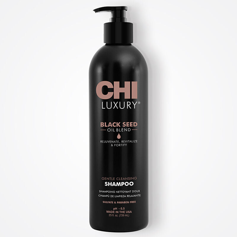 CHI Luxury Black Seed Oil Gentle Cleansing Shampoo Adds Volume & Strengthens Hair 25 fl oz