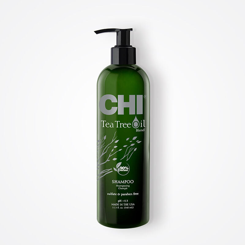 CHI Tea Tree Oil Shampoo Strengthening Cleanser Removes Impurities 11.5 fl oz