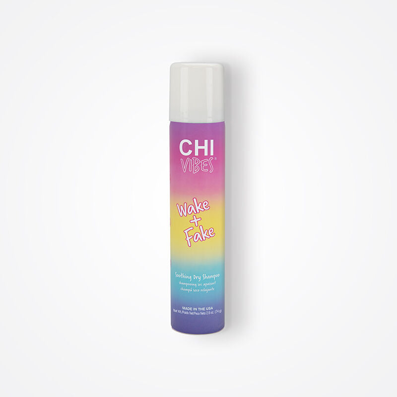 CHI Vibes "Wake and Fake" Soothing Dry Shampoo, Refreshes Hair & Absorbs Oil, 2 fl oz
