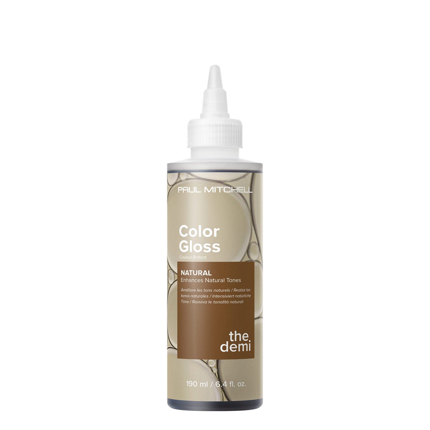 Paul Mitchell The Demi Color Gloss Natural Deposit Only Hair Color for Tone and Shine Enhancement 6.4 fl oz