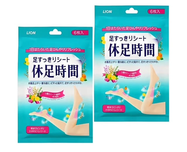 Kyusoku Jikan Cooling Leg Sheets (6 Sheets x 2)