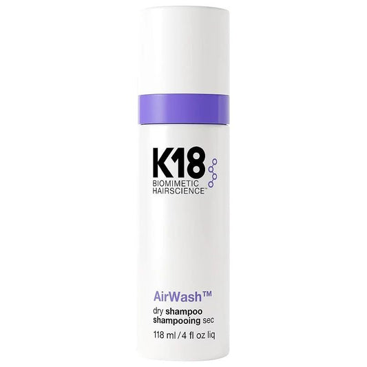 K18 AirWash™ Dry Shampoo – Non-Aerosol, Balances Scalp & Controls Oil, 4 fl oz