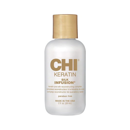 CHI ケラチンシルクインフュージョン ハイドレーティングヘアセラム（乾燥・ダメージヘア用）2液量オンス