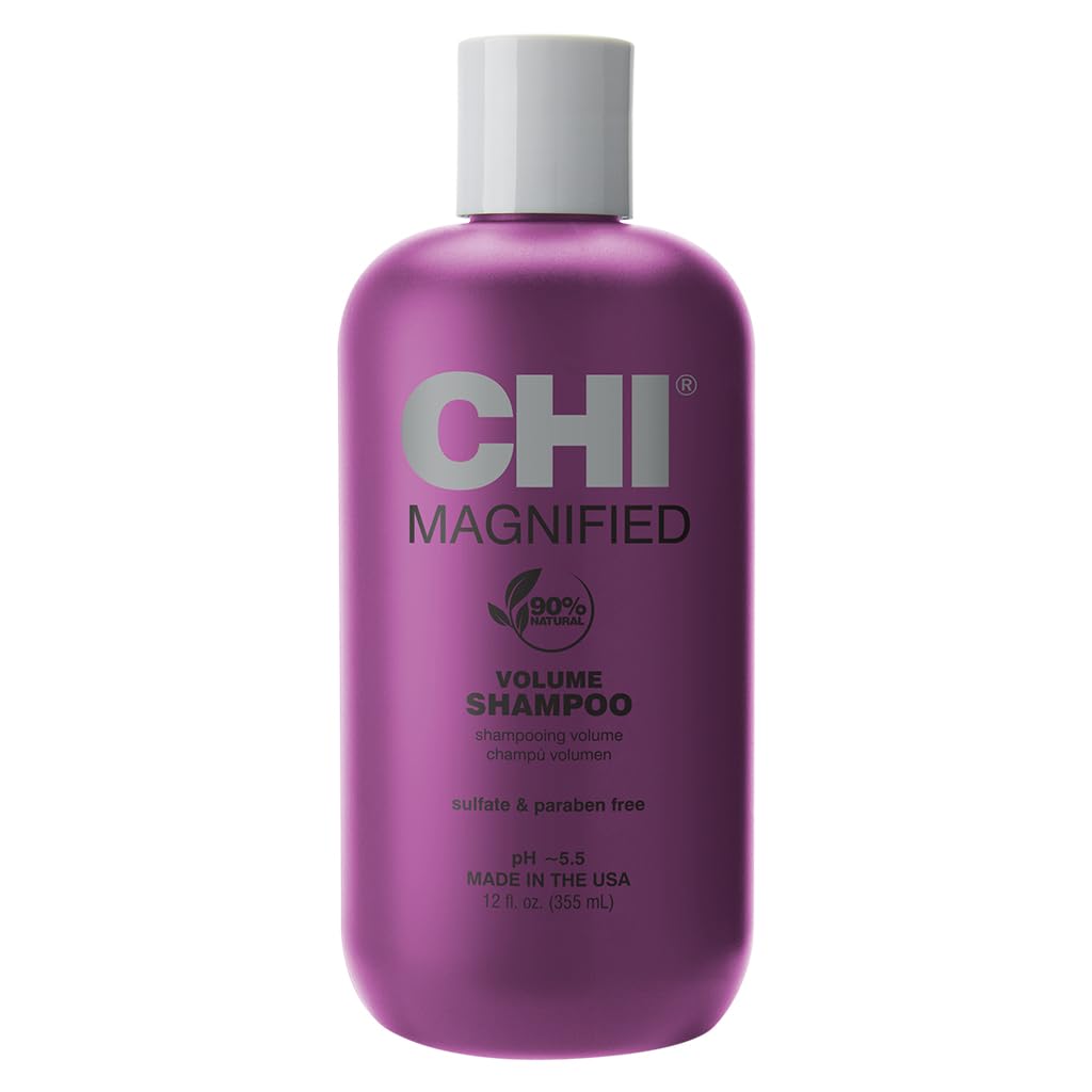CHI Magnified Volume Shampoo for Fine Hair Boosts Volume, Strength & Shine 12 fl oz