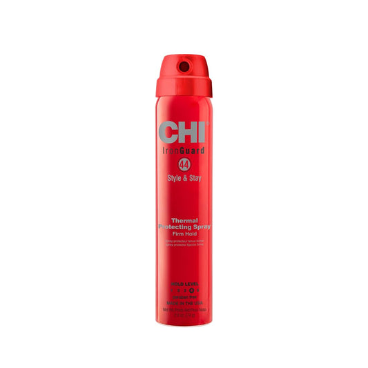 CHI 44 Iron Guard Style & Stay Firm Hold Protecting Spray, Heat Protectant & Long-Lasting Hairspray, Sulfate & Paraben-Free, 2.6 fl oz