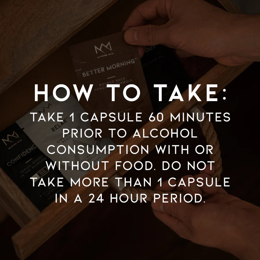 4 A Better Morning by Modern Man - Hangover Recovery Drink Pack of Two (US)