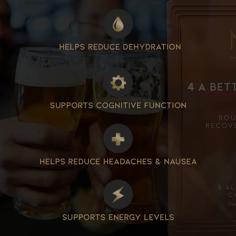 4 A Better Morning by Modern Man - Hangover Recovery Drink Pack of Two (US)