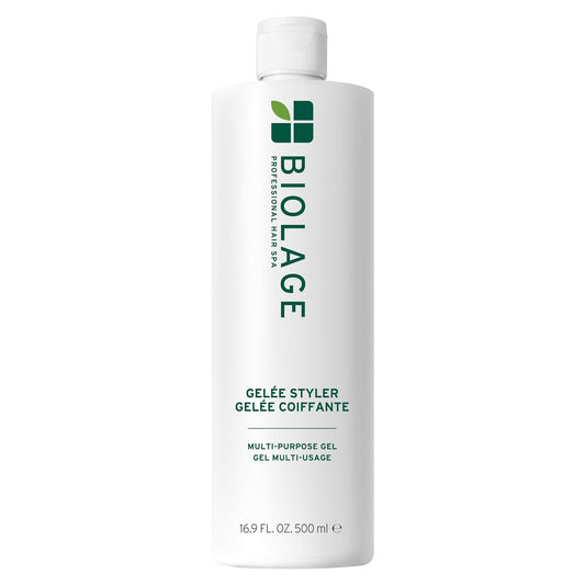 Biolage Styling Gelée Firm Hold, Adds Shine & Controls Frizz Gel Styler for All Hair Types Vegan & Cruelty-Free 16.9 fl oz
