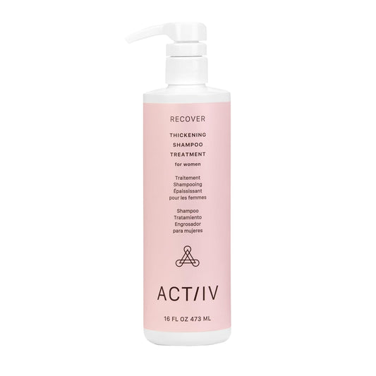 ACTIIV Recover Thickening Hair Loss Shampoo for Women, Deep Cleansing Treatment, 16 fl oz