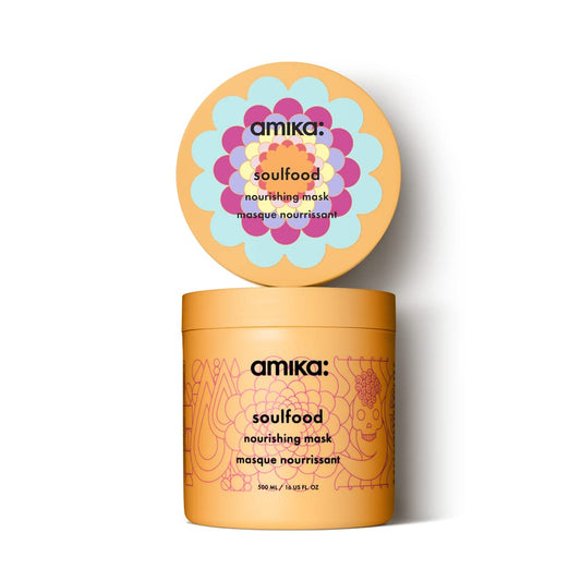 Amika Soulfood Nourishing Mask - Deep Conditioning, Hydrates & Repairs, For All Hair Types, 16 fl oz