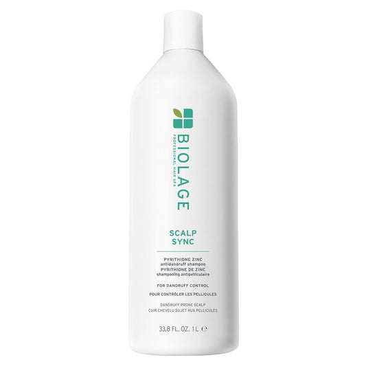 Biolage Scalp Sync Anti-Dandruff Shampoo – Controls Dandruff & Deeply Cleanses with Zinc Pyrithione, Vegan & Cruelty-Free 33.8 fl oz