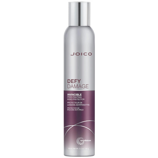 Joico Defy Damage Invincible Frizz-Fighting Bond Protector24-Hour Frizz ProtectionThermal Heat & Humidity Protection Boosts Shine & Reduces Breakage Leave-In Spray 5.5 fl oz