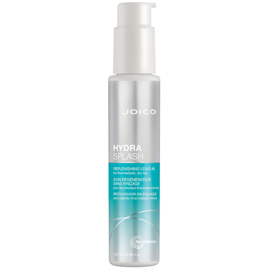 Joico HydraSplash Replenishing Leave-In For Fine, Medium, Dry Hair Boosts Shine & Softness Tames Frizz & Hydrates With Sea Kelp & Coconut Water 3.38 fl oz
