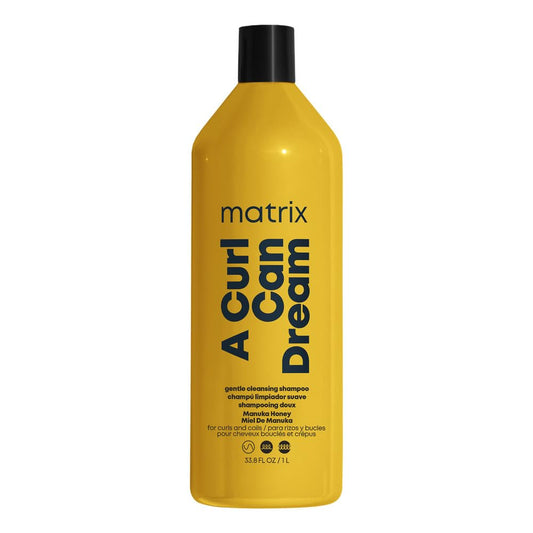 Matrix A Curl Can Dream Deep Cleansing Shampoo – Clarifying, Silicone-Free, Preserves Curl Pattern, Removes Build-Up, For Curly & Coily Hair, 10.1 fl oz