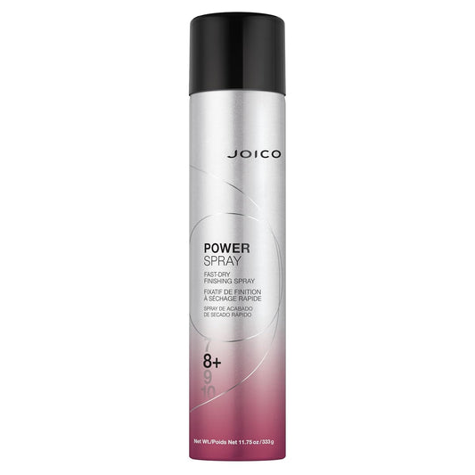 Joico Power Spray Fast Dry Finishing Spray for Most Hair Types Protect Against Heat and Humidity Protect Against Pollution and Harmful UV Paraben and Sulfate Free 72 Hour Hold 11.75 fl oz