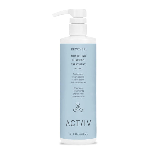 ACTIIV Recover Thickening Hair Loss Shampoo for Men, Deep Cleansing Treatment, 16 fl oz