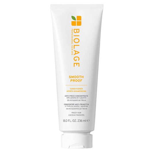 Biolage Smooth Proof Conditioner Nourishes & Smooths Frizzy Hair Detangles & Manages Camellia Oil & Glycerin Vegan & Paraben-Free 8 fl oz
