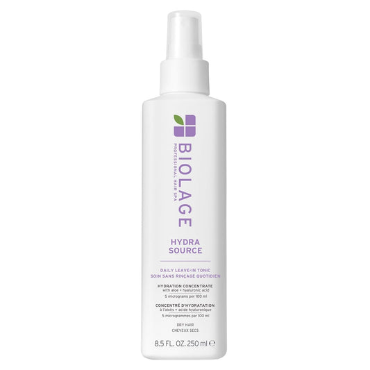 Biolage Hydra Source Daily Leave-In Tonic Moisturizes & Detangles, With Aloe & Hyaluronic Acid, For Dry Hair – 8.5 fl oz