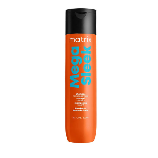 Matrix Mega Sleek Shampoo – Smoothing & Detangling for Dry, Damaged & Frizzy Hair, with Shea Butter, Vegan, Salon Professional 10.1 fl oz