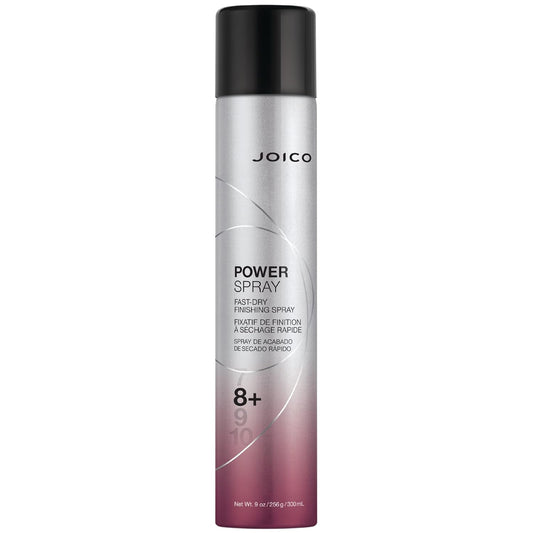 Joico Power Spray Fast Dry Finishing Spray for Most Hair Types Protect Against Heat and Humidity Protect Against Pollution and Harmful UV Paraben and Sulfate Free 72 Hour Hold 9 fl oz