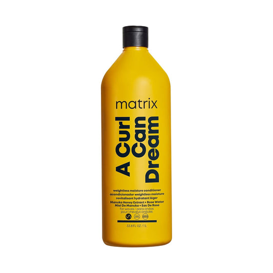 MATRIX A Curl Can Dream Weightless Moisture Conditioner – For Wavy Hair, All Day Frizz Control, With Manuka Honey Extract, Silicone-Free, 33.8 fl oz