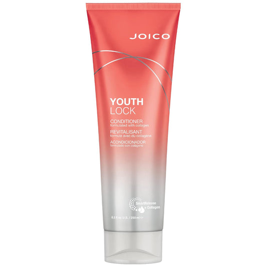 Joico YouthLock Conditioner Formulated with Collagen Youthful Body and Bounce Soften and Detangle Hair Boost Shine 8.5 fl oz