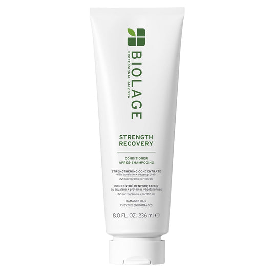 Biolage Strength Recovery Conditioner – Moisturizes & Strengthens Damaged Hair with Olive Squalane & Vegan Proteins 8 fl oz