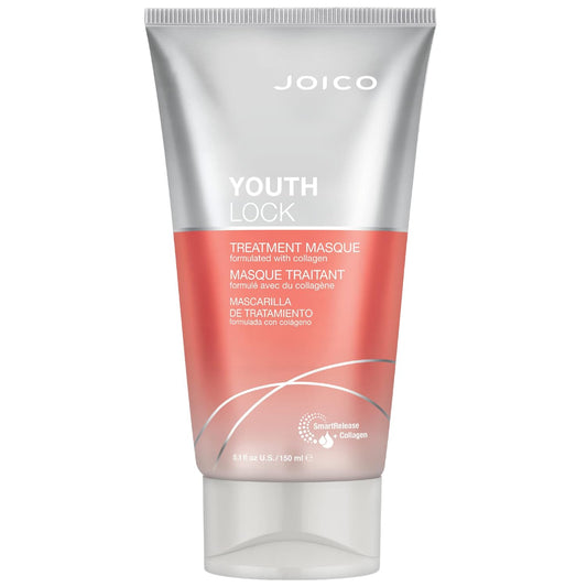 Joico YouthLock Treatment Masque Formulated with Collagen Nourish and Soften Hair Strengthen and Protect Reduce Breakage and Frizz Soften and Detangle Hair Boost Shine Sulfate Free with Arginine 5.1 fl oz