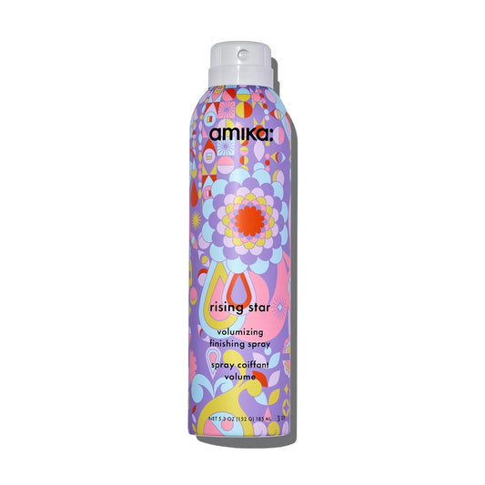 Amika Rising Star Volumizing Finishing Spray - Adds Lift & Fullness, Flexible Hold, For All Hair Types, 5.3 fl oz