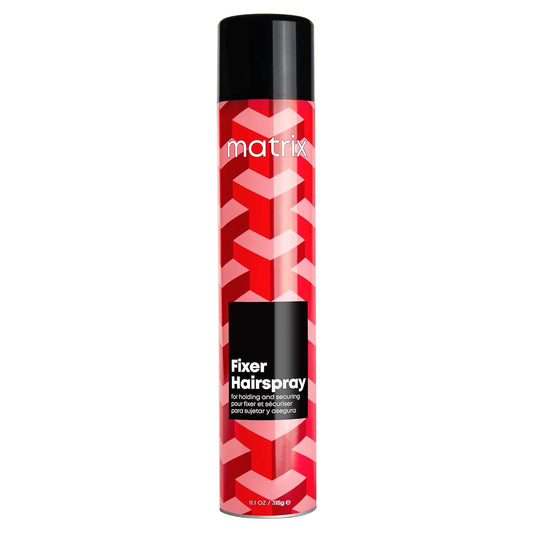 Matrix Styling Fixer Vegan Hairspray - Flake-Free Lift, Fullness & Volume, Frizz Control, Dry Finish, Flexible Hold, For All Hair Types, 11.1 fl oz